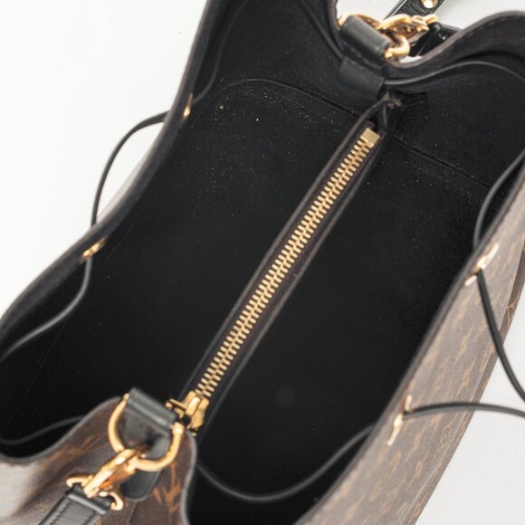 Louis Vuitton NeoNoe MM Monogram Canvas & Black Leather Bucket Bag - Picture 15 of 15